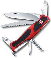 Военный нож Victorinox Нож перочинныйRangerGrip 55 0.9563.C 130мм 12 функций красно-чёрный