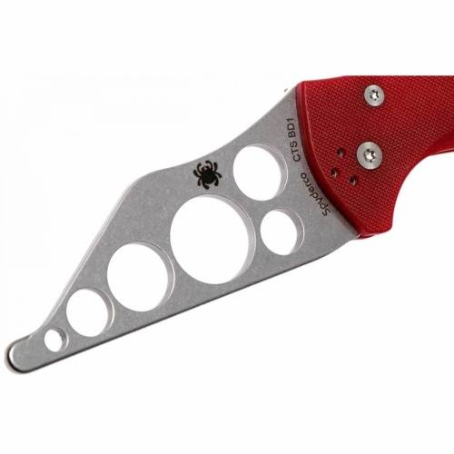 5891 Spyderco Yojimbo 2 Red Trainer - 85TR2 фото 2