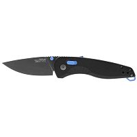 Полуавтоматический складной нож  Aegis Mk3 Black+Cyan SOG AE06